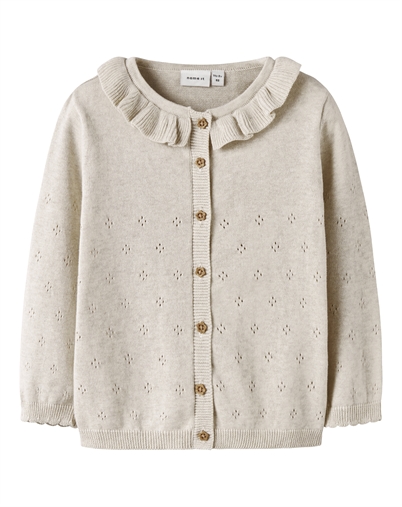 Name It - NMFDiame Knit Cardigan - Peyote Melange